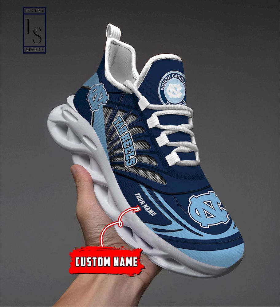 North Carolina Tar Heels Custom Name Max Soul Shoes - Famjoys North Carolina Tar Heels Custom Name Max Soul Shoes - Famjoys