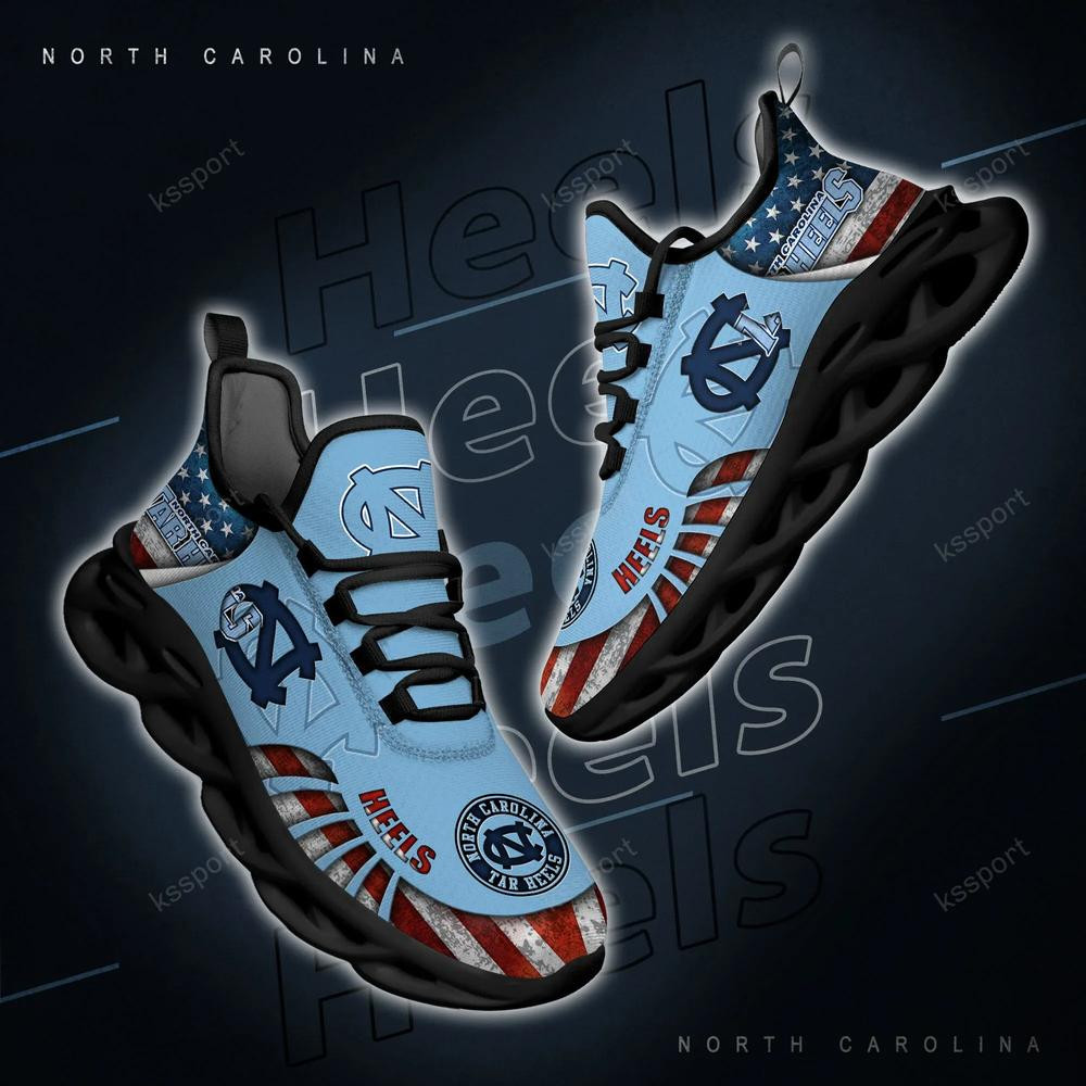 North Carolina Tar Heels Max Soul Clunky Shoes - Famjoys North Carolina Tar Heels Max Soul Clunky Shoes - Famjoys