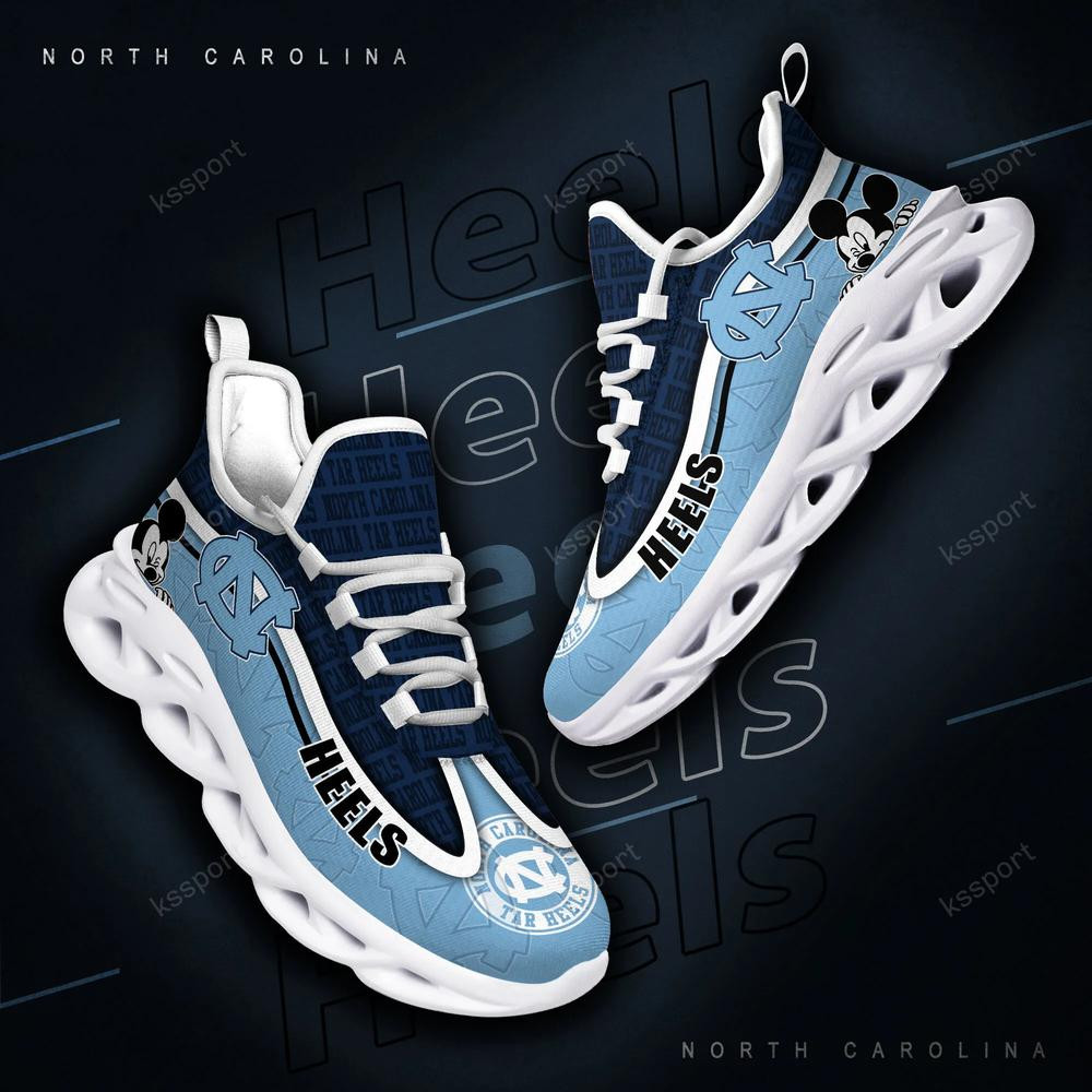 North Carolina Tar Heels Max Soul Clunky Sneakers - Famjoys North Carolina Tar Heels Max Soul Clunky Sneakers - Famjoys