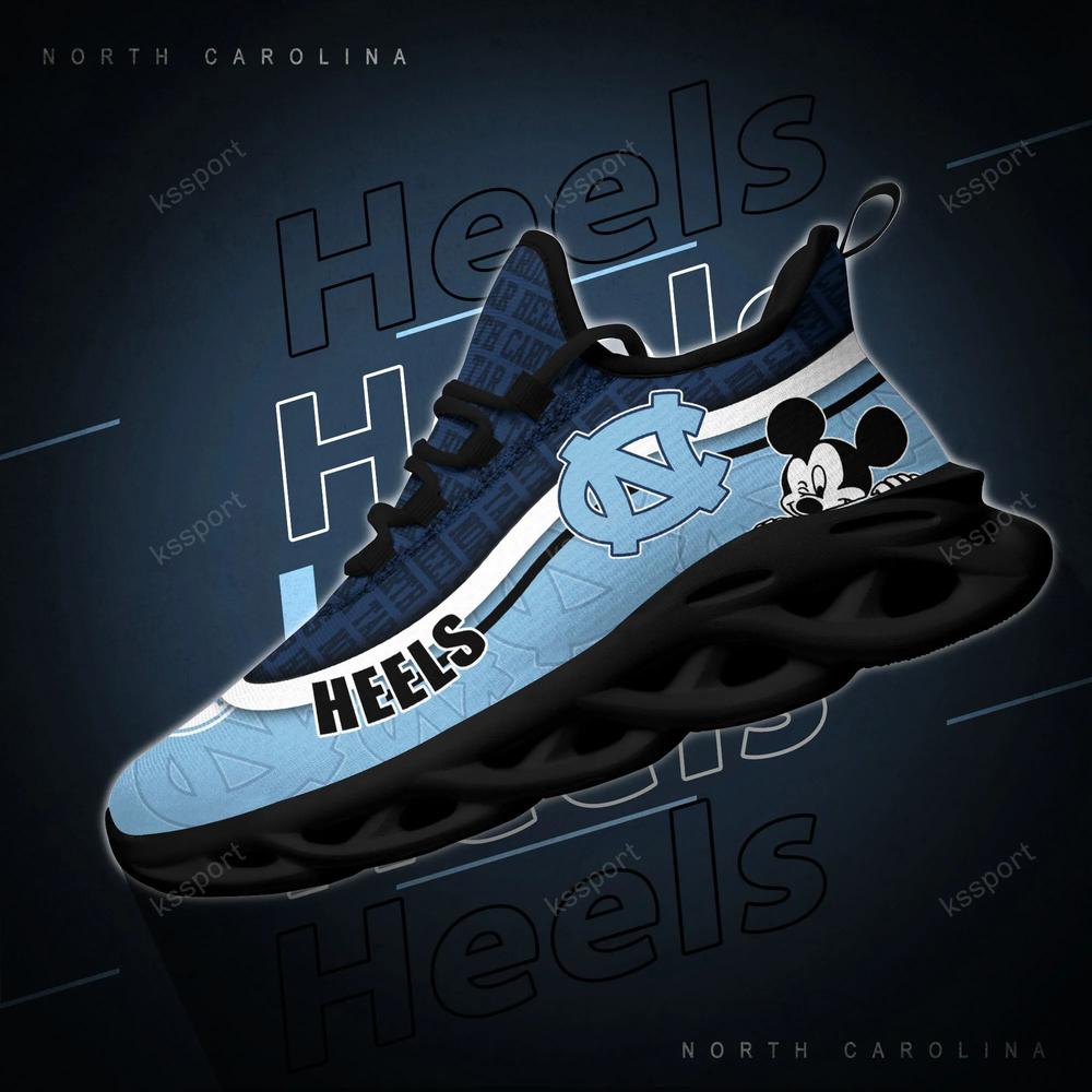 North Carolina Tar Heels Max Soul Clunky Sneakers - Famjoys North Carolina Tar Heels Max Soul Clunky Sneakers - Famjoys