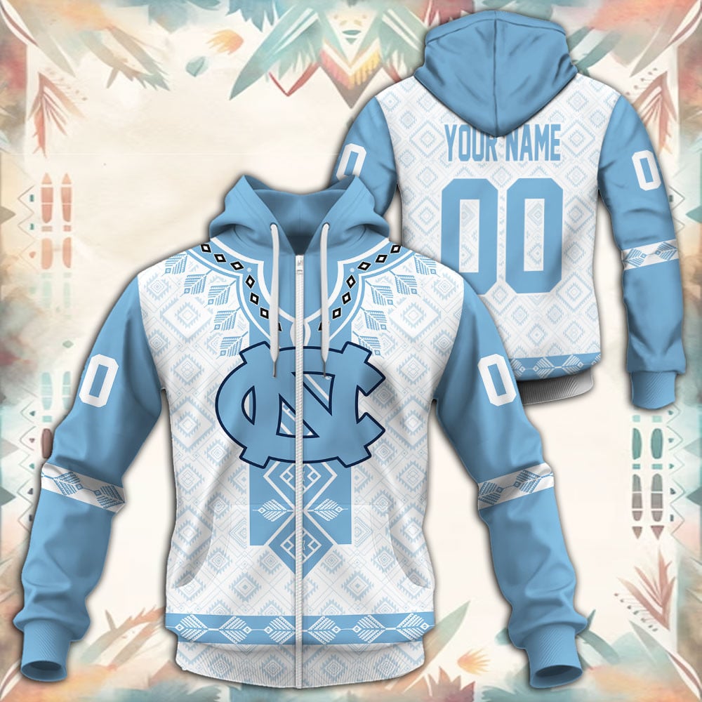 North Carolina Tar Heels Native Tribal Hoodie, T Shirt, Zip Hoodie, Sweatshirt - Famjoys North Carolina Tar Heels Native Tribal Hoodie, T Shirt, Zip Hoodie, Sweatshirt - Famjoys