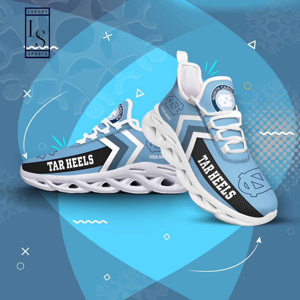 North Carolina Tar Heels Personalized Max Soul Shoes - Famjoys North Carolina Tar Heels Personalized Max Soul Shoes - Famjoys