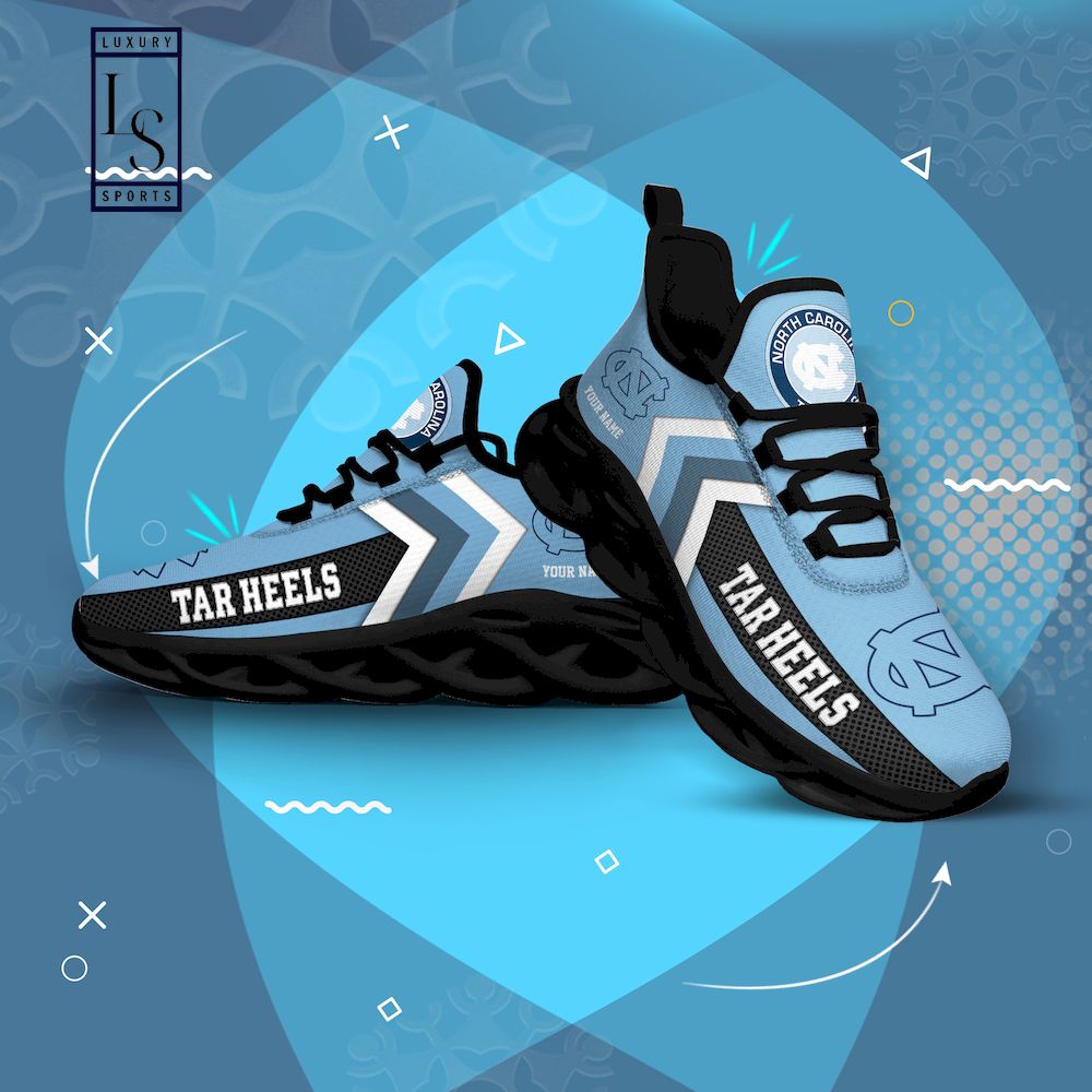North Carolina Tar Heels Personalized Max Soul Shoes - Famjoys North Carolina Tar Heels Personalized Max Soul Shoes - Famjoys
