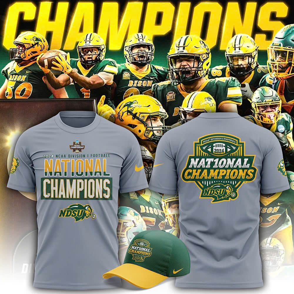 North Dakota State Bison football FCS National Champions Tshirt - Famjoys North Dakota State Bison football FCS National Champions Tshirt - Famjoys