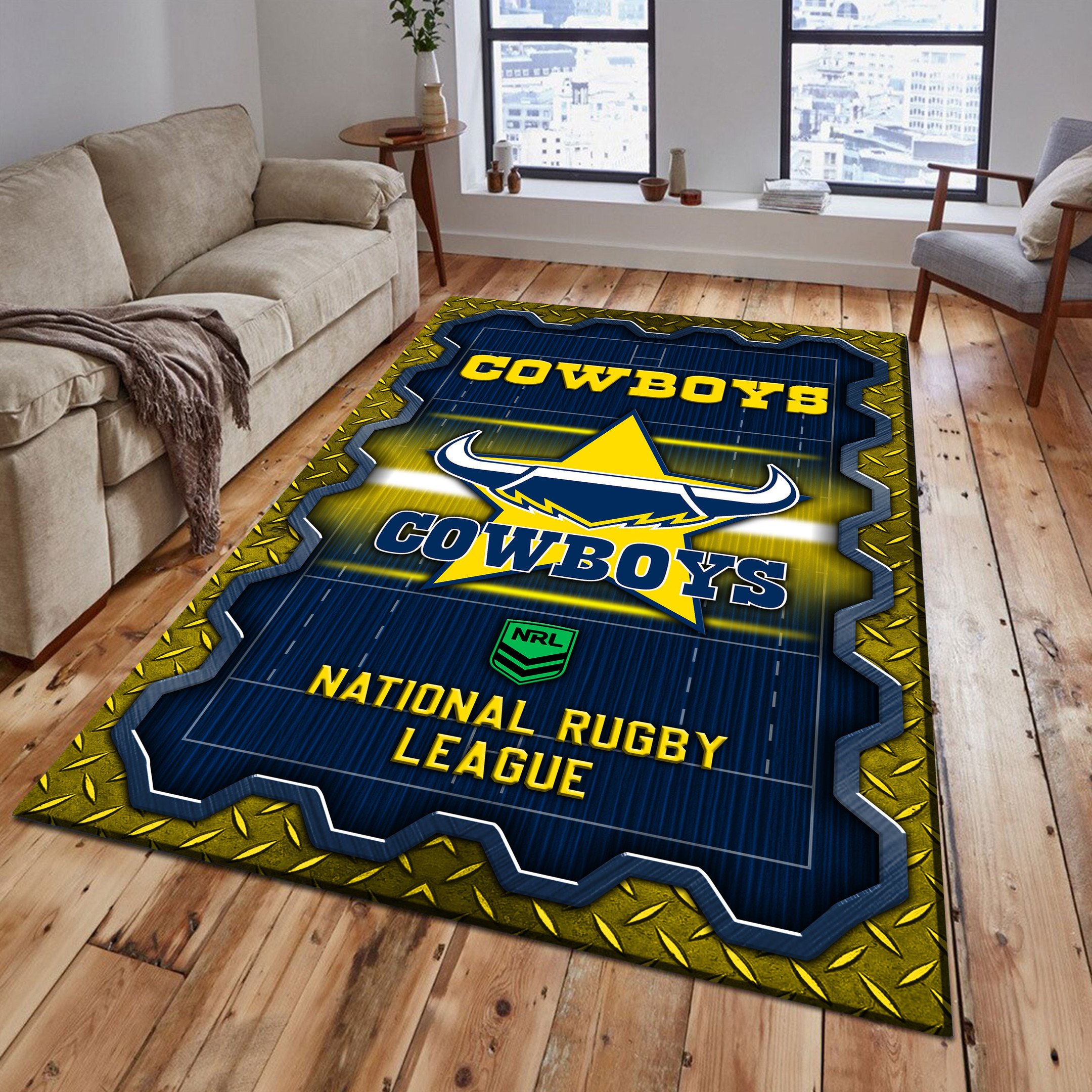 North Queensland Cowboys Area Rugs 40