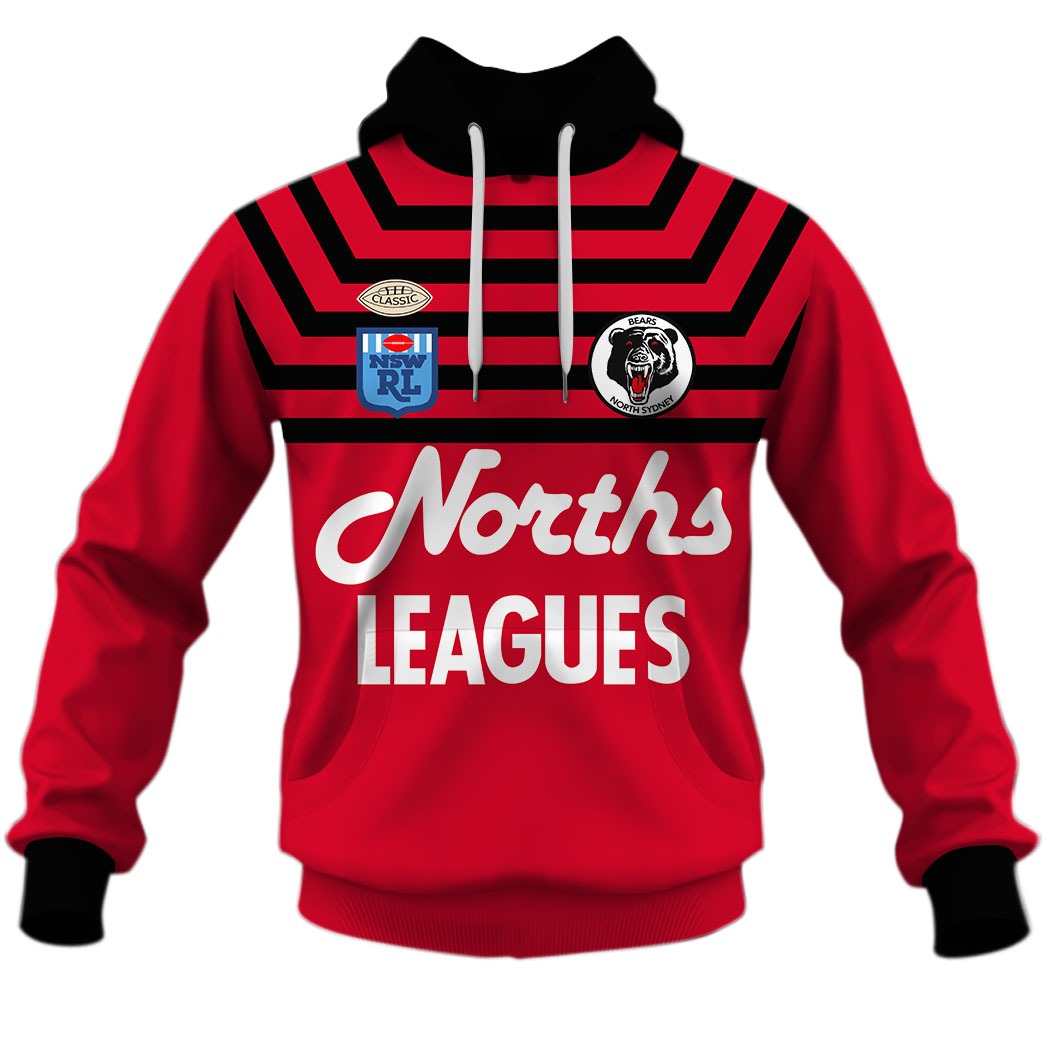 North Sydney Bears 1991 ARL/NRL Vintage Retro - Famjoys North Sydney Bears 1991 ARL/NRL Vintage Retro - Famjoys