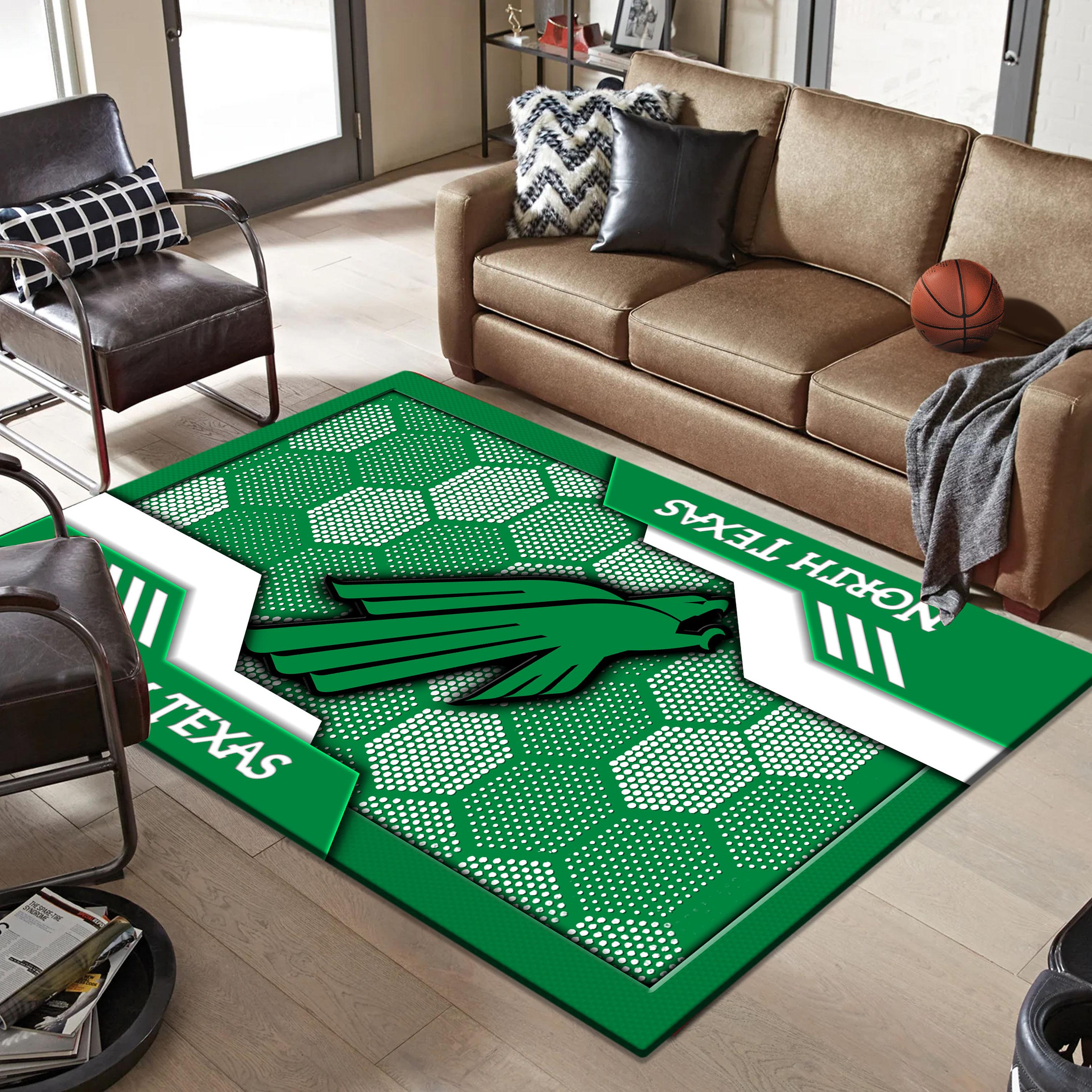 North Texas Mean Green Area Rugs 3714 - Famjoys North Texas Mean Green Area Rugs 3714 - Famjoys