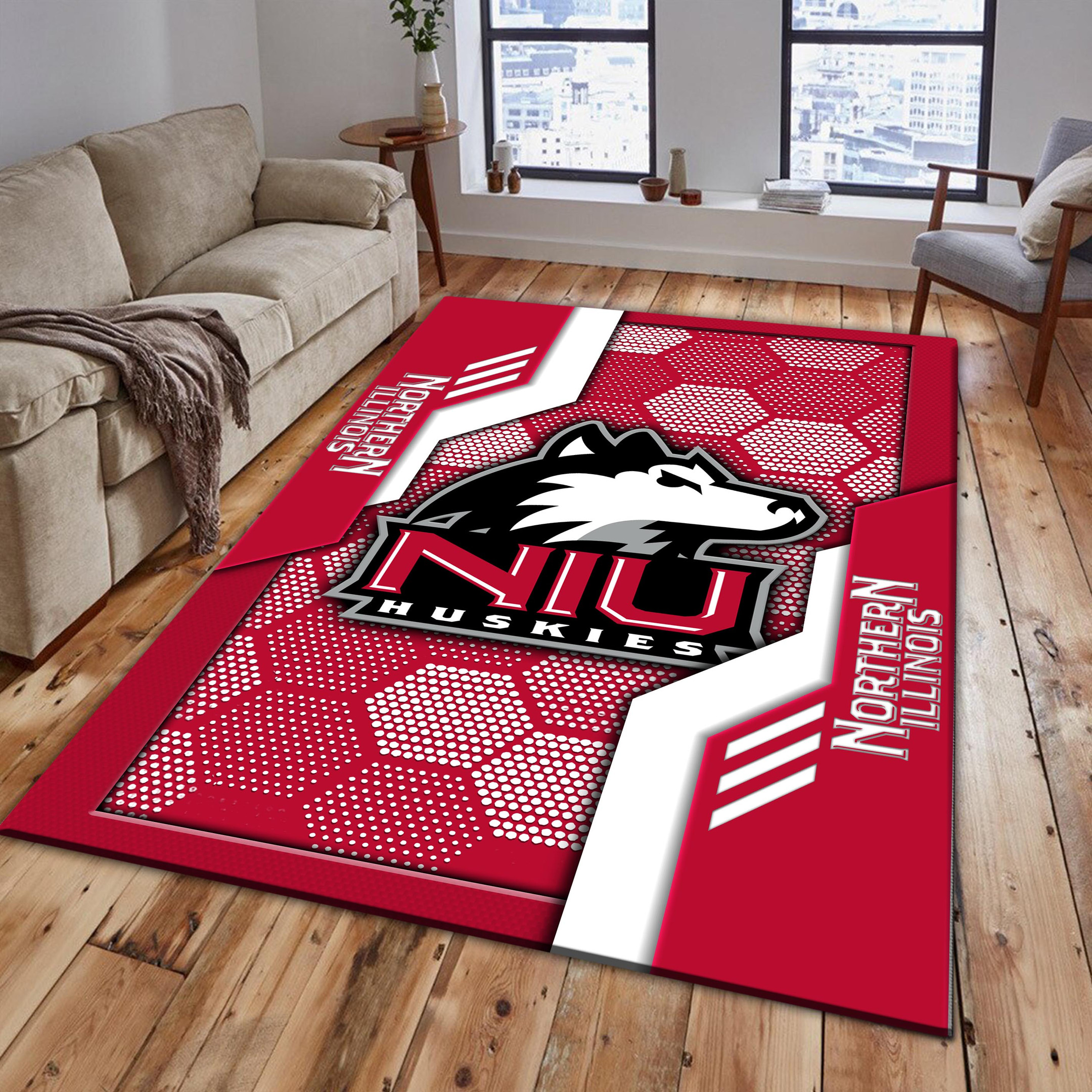 Northern Illinois Huskies Area Rugs 3774 - Famjoys Northern Illinois Huskies Area Rugs 3774 - Famjoys