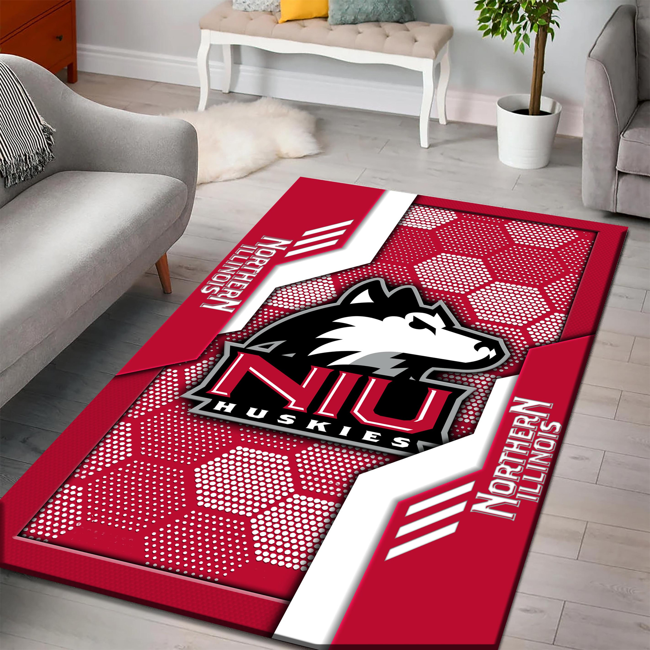 Northern Illinois Huskies Area Rugs 3774 - Famjoys Northern Illinois Huskies Area Rugs 3774 - Famjoys