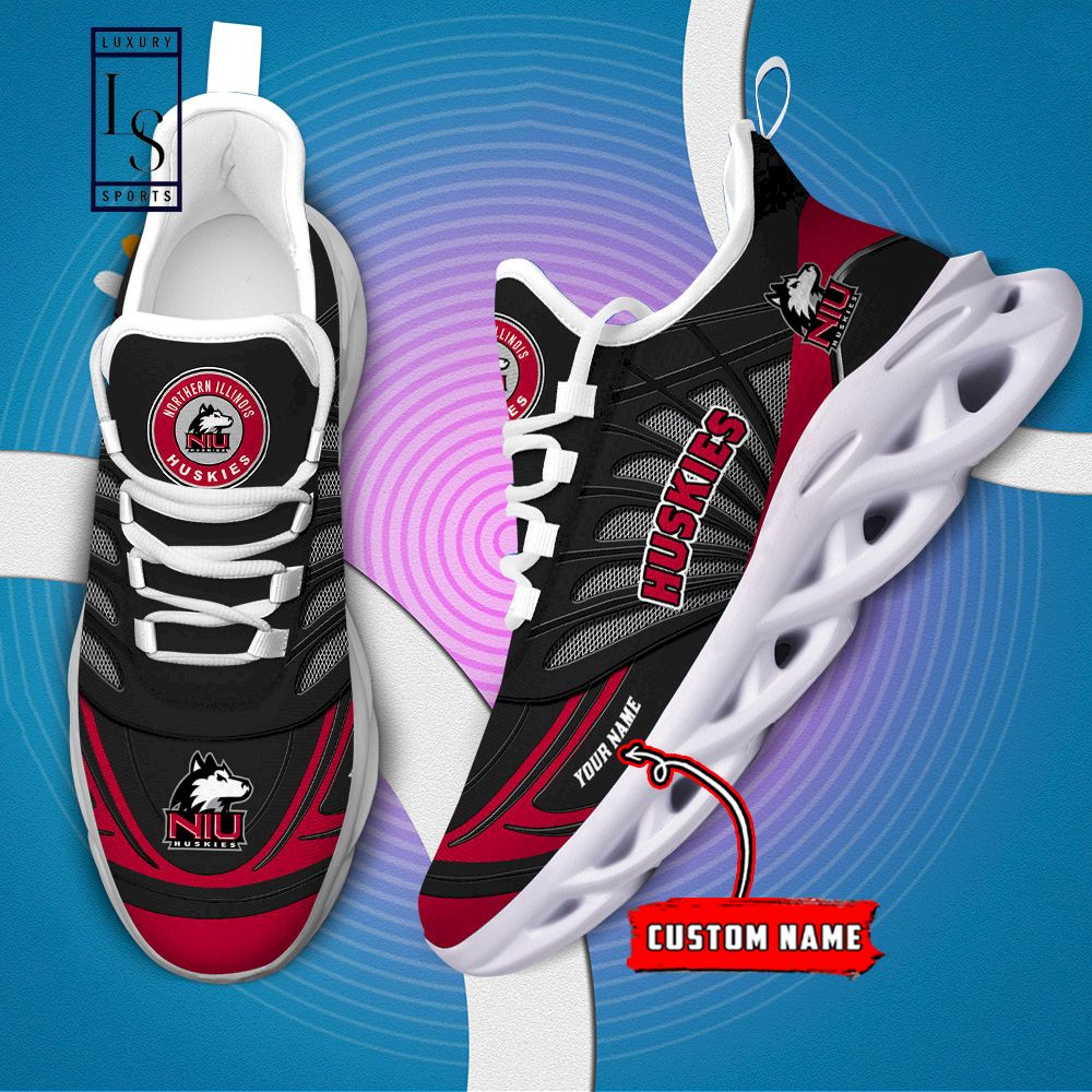 Northern Illinois Huskies Custom Name Max Soul Shoes