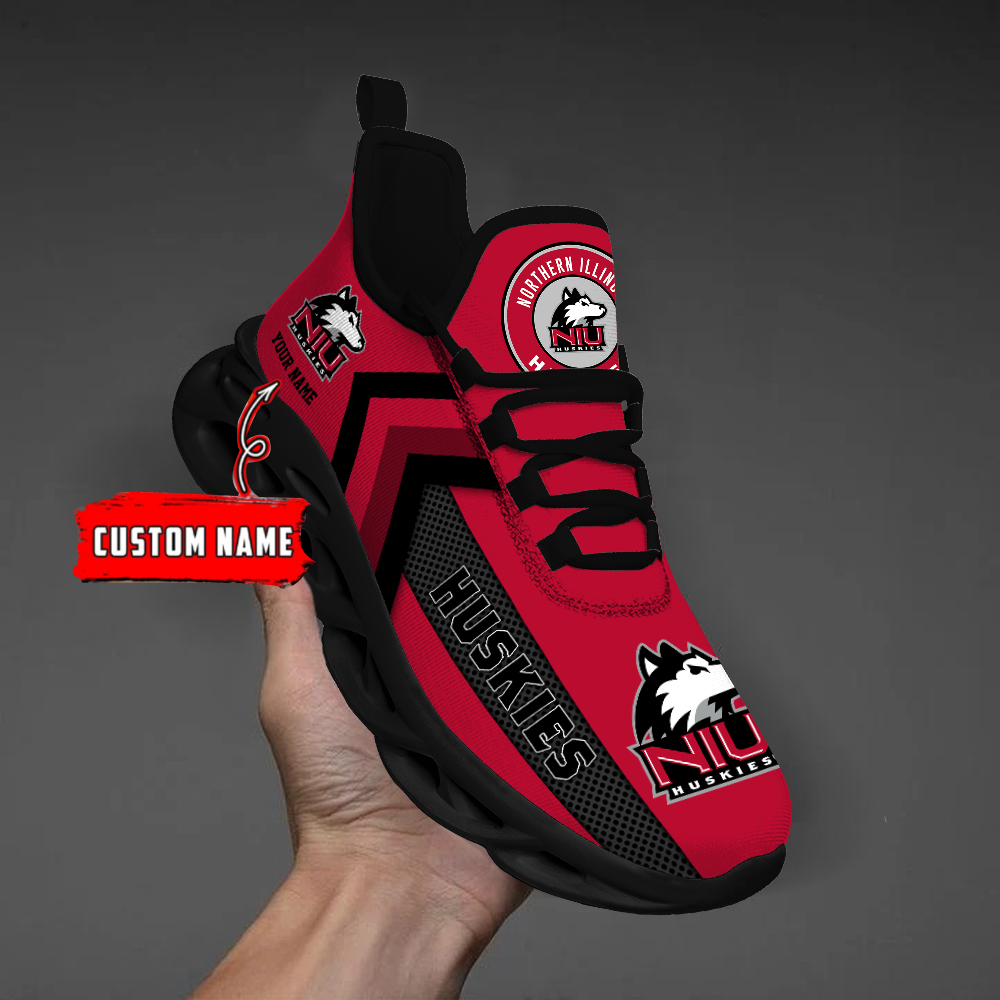 Northern Illinois Huskies Personalized Custom Name Max Soul Shoes DS003 - Famjoys Northern Illinois Huskies Personalized Custom Name Max Soul Shoes DS003 - Famjoys