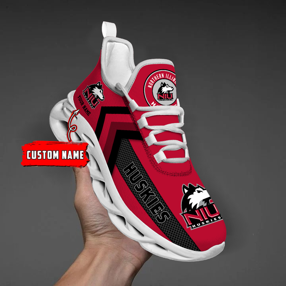 Northern Illinois Huskies Personalized Custom Name Max Soul Shoes DS003 - Famjoys Northern Illinois Huskies Personalized Custom Name Max Soul Shoes DS003 - Famjoys