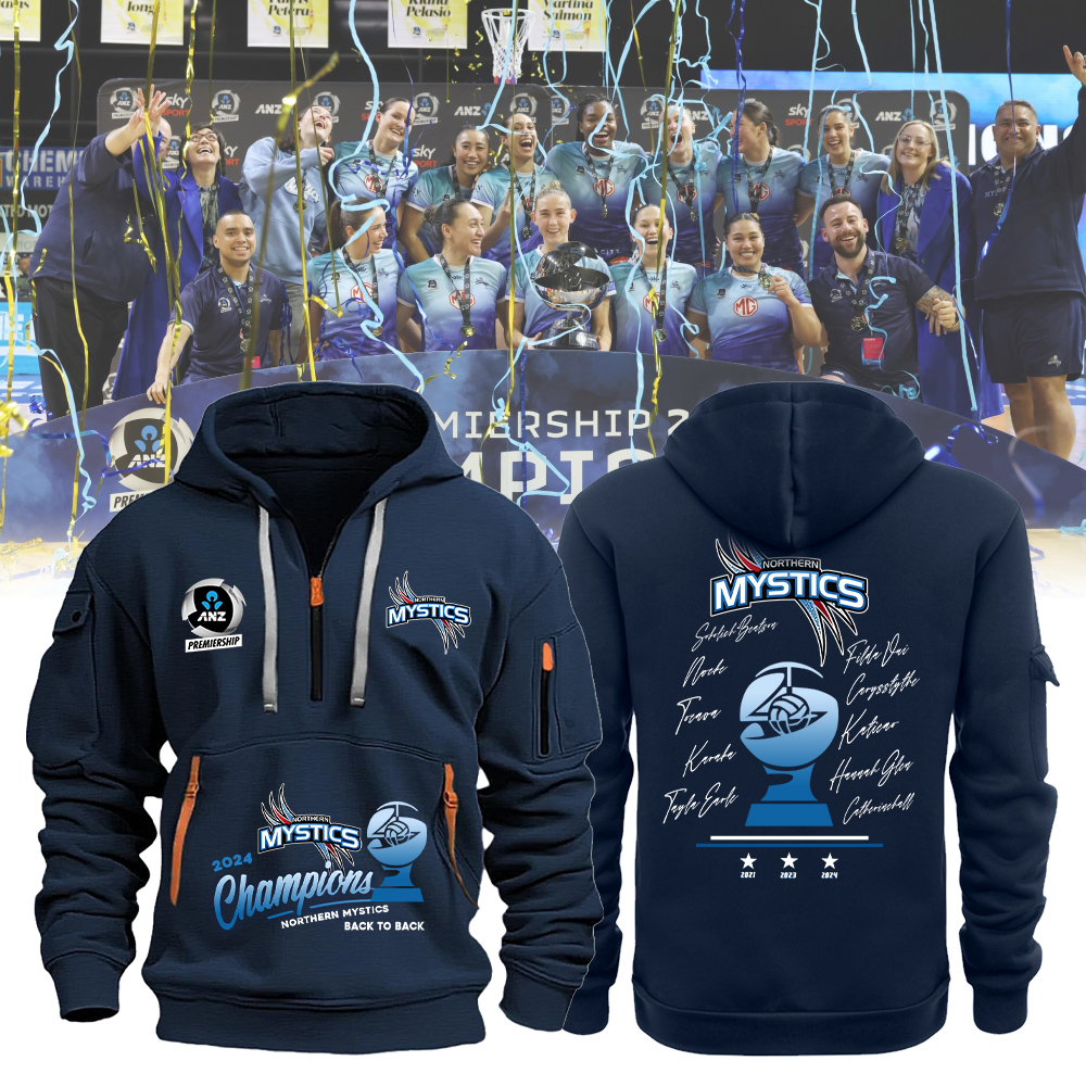 Northern M y s t i c s New Hoodie ANZ Premiership Champions - Famjoys Northern M y s t i c s New Hoodie ANZ Premiership Champions - Famjoys