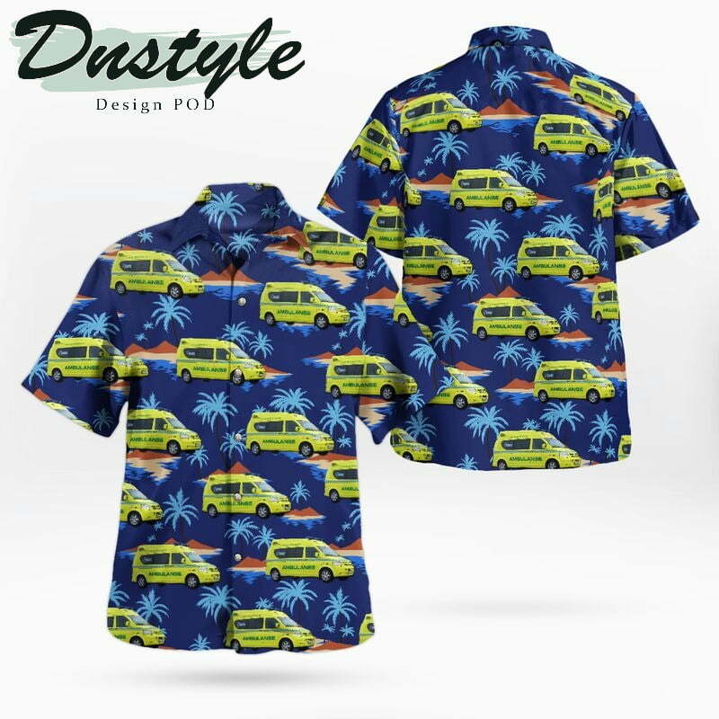 Northern Norway Regional Health Authority Helse Nord Volkswagen Ambulanse Hawaiian Shirt - Famjoys Northern Norway Regional Health Authority Helse Nord Volkswagen Ambulanse Hawaiian Shirt - Famjoys