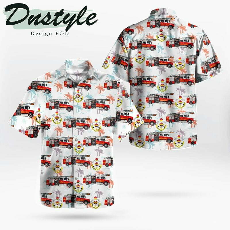Northern Territory Fire And Rescue Service Ntfrs Freightliner Fire Engine Hawaiian Shirt - Famjoys Northern Territory Fire And Rescue Service Ntfrs Freightliner Fire Engine Hawaiian Shirt - Famjoys