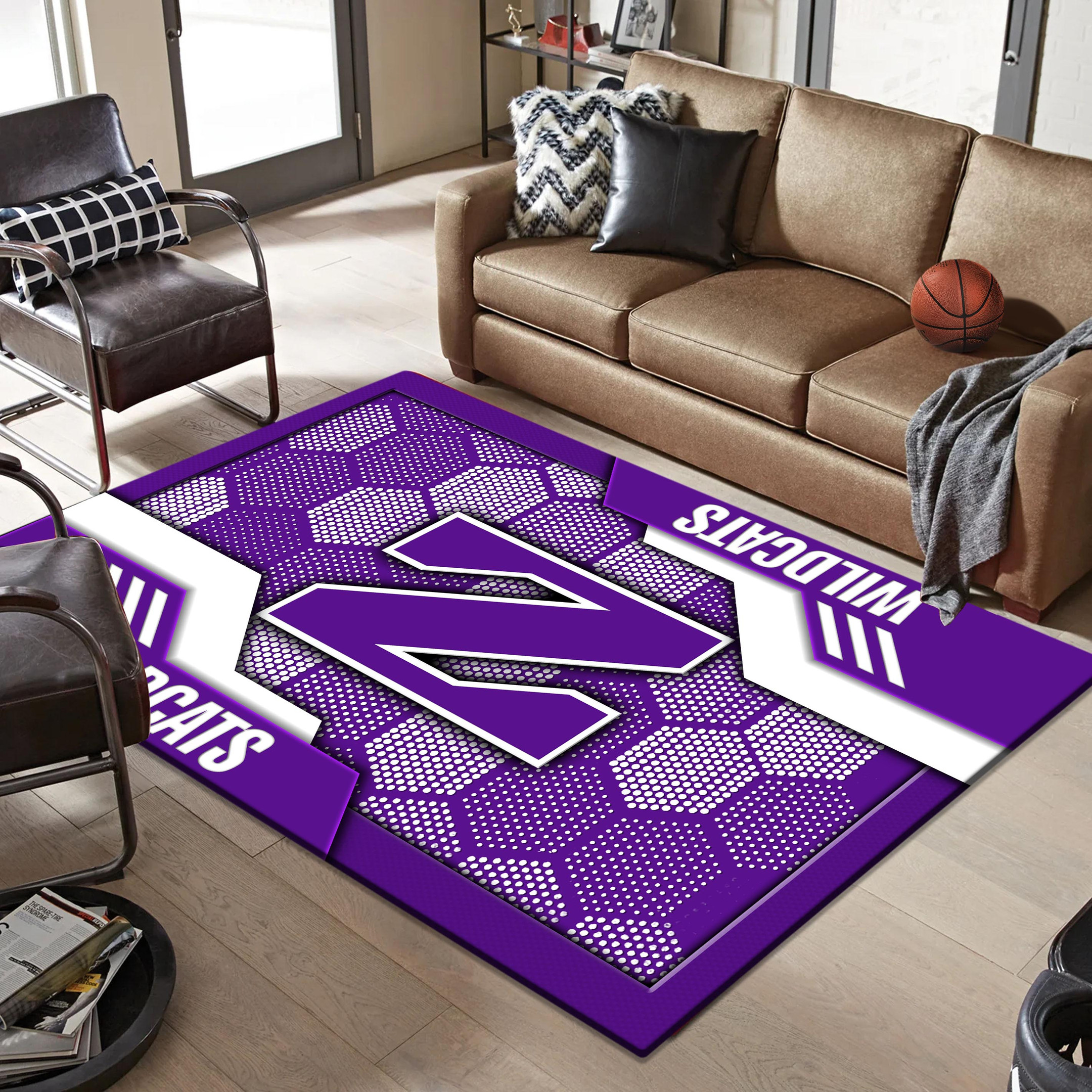 Northwestern Wildcats Area Rugs 3746 - Famjoys Northwestern Wildcats Area Rugs 3746 - Famjoys