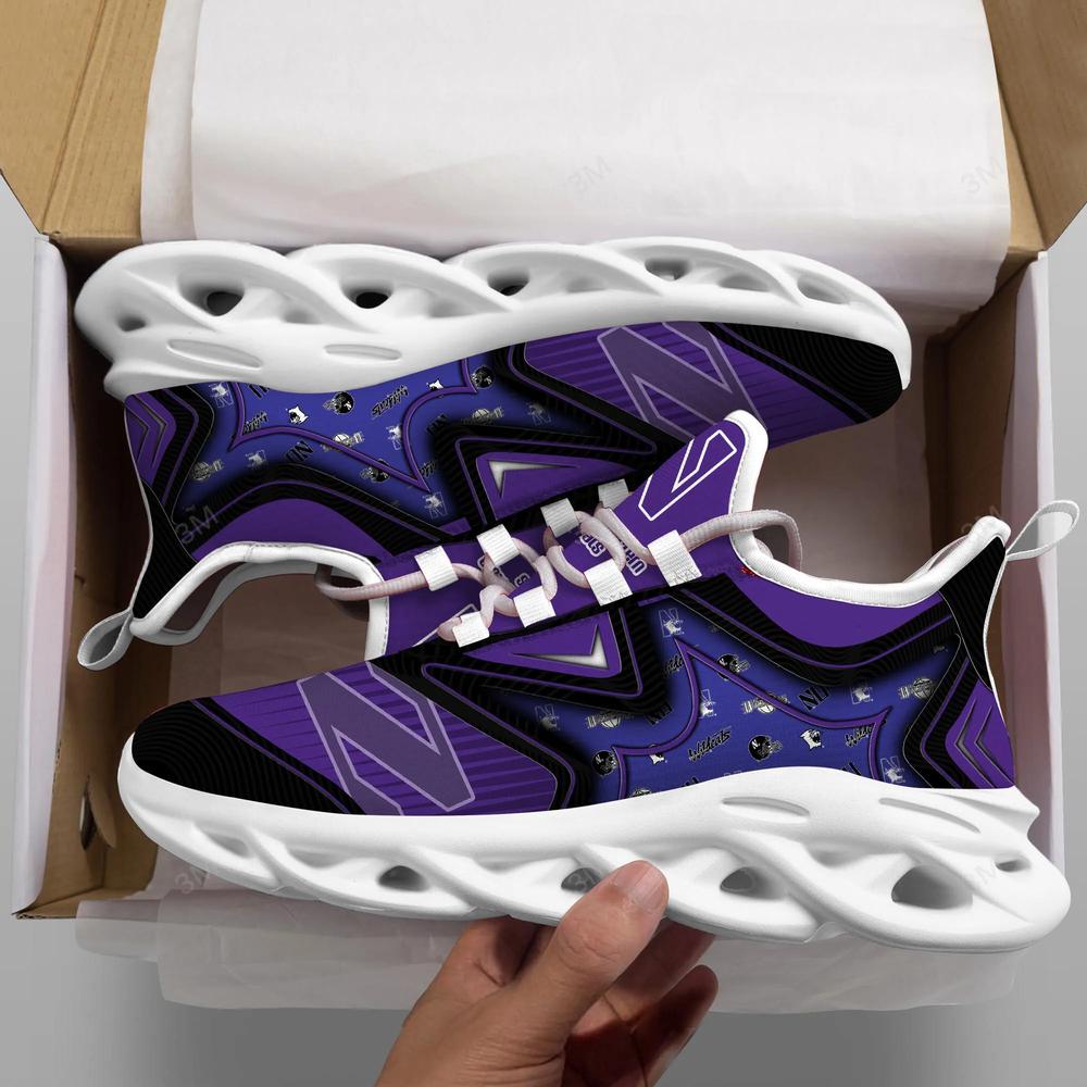 Northwestern Wildcats Max Soul Clunky Shoes - Famjoys Northwestern Wildcats Max Soul Clunky Shoes - Famjoys