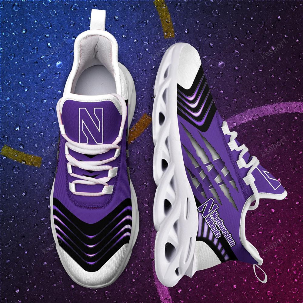 Northwestern Wildcats Max Soul Sneakers Chunky - Famjoys Northwestern Wildcats Max Soul Sneakers Chunky - Famjoys