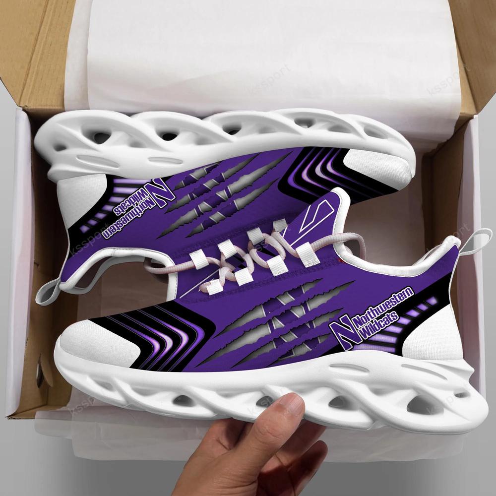 Northwestern Wildcats Max Soul Sneakers Chunky - Famjoys Northwestern Wildcats Max Soul Sneakers Chunky - Famjoys