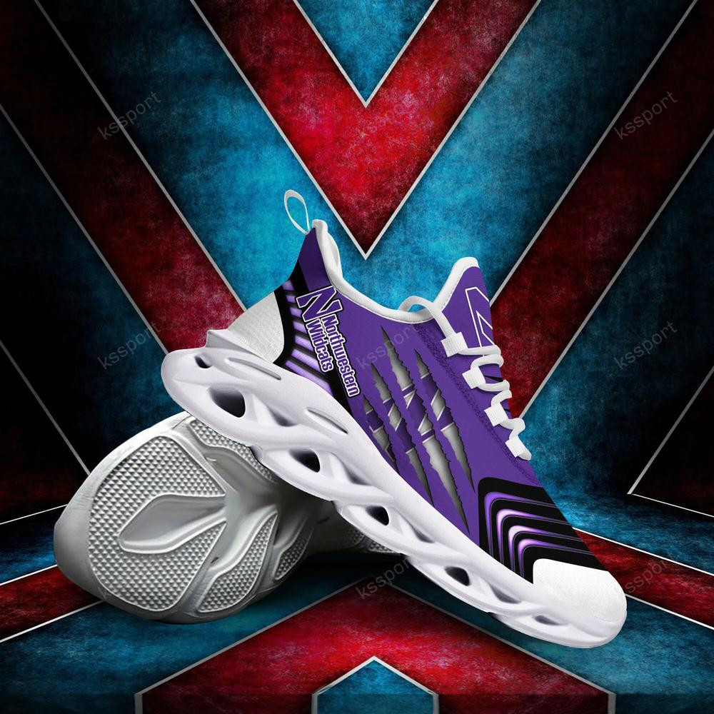 Northwestern Wildcats Max Soul Sneakers Chunky - Famjoys Northwestern Wildcats Max Soul Sneakers Chunky - Famjoys