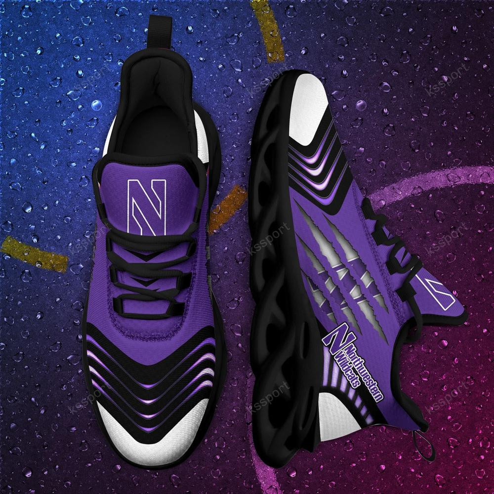 Northwestern Wildcats Max Soul Sneakers Chunky - Famjoys Northwestern Wildcats Max Soul Sneakers Chunky - Famjoys