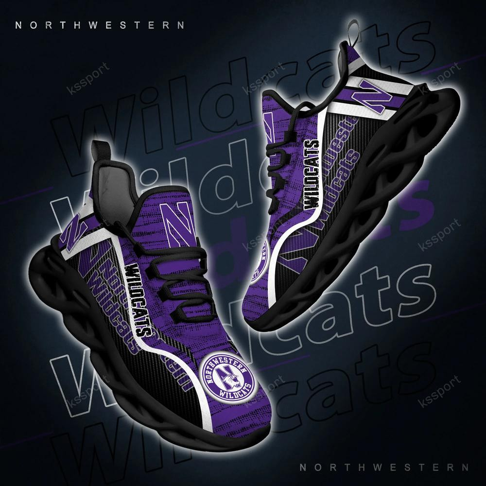 Northwestern Wildcats Personalized Max Soul Shoes 2022 - Famjoys Northwestern Wildcats Personalized Max Soul Shoes 2022 - Famjoys