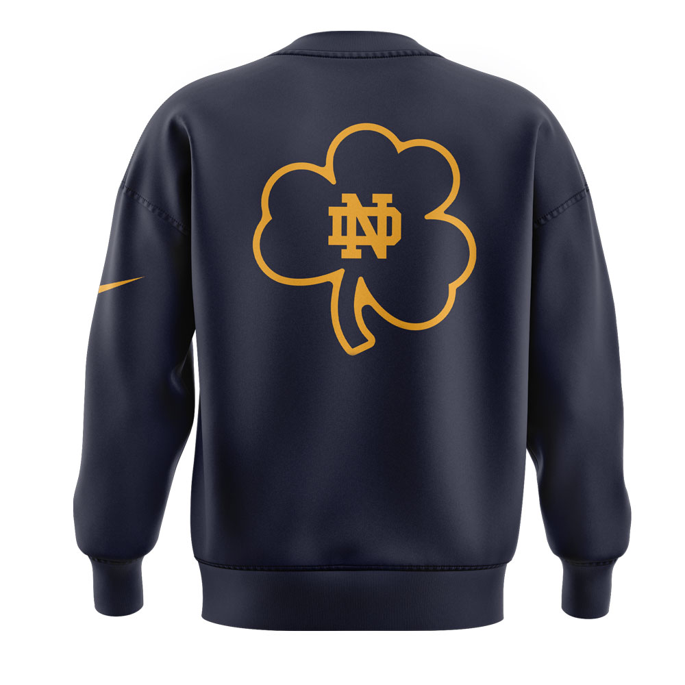 Notre Dame Coach Marcus Freeman CLOVER Sweatshirt - Famjoys Notre Dame Coach Marcus Freeman CLOVER Sweatshirt - Famjoys