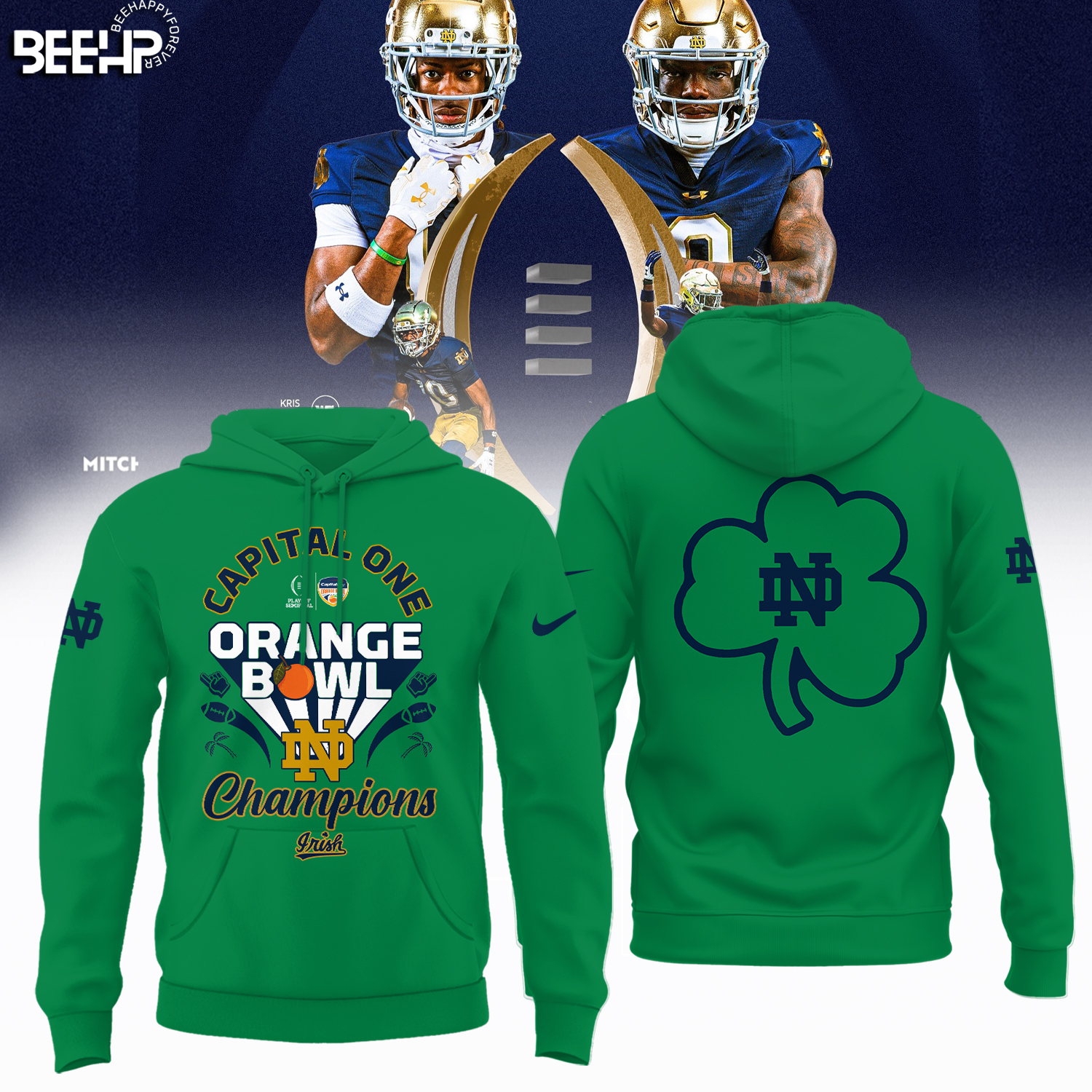 Notre Dame Fighting Irish 2025 Orange Bowl Champions Shirt - Famjoys Notre Dame Fighting Irish 2025 Orange Bowl Champions Shirt - Famjoys