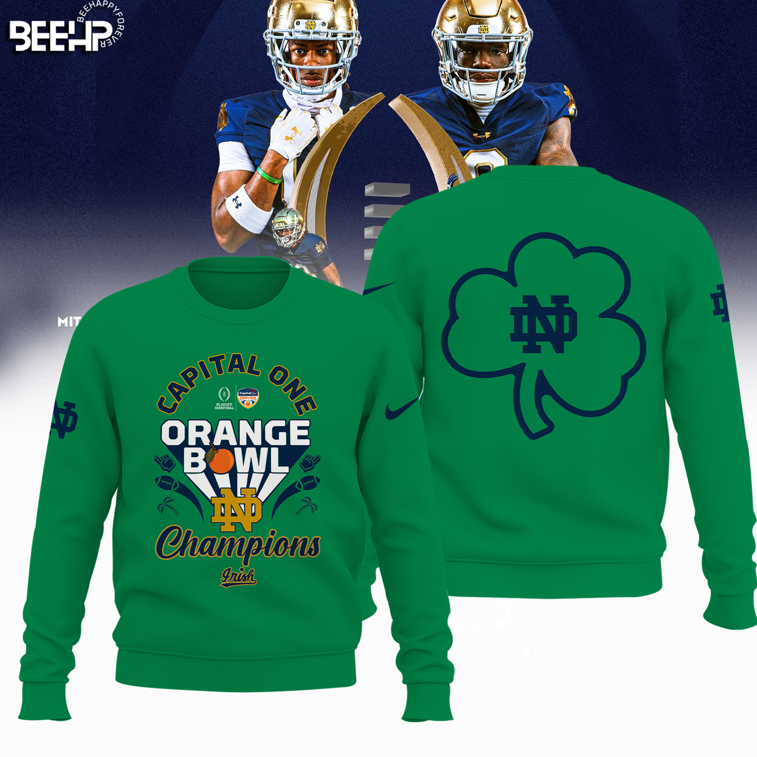 Notre Dame Fighting Irish 2025 Orange Bowl Champions Shirt - Famjoys Notre Dame Fighting Irish 2025 Orange Bowl Champions Shirt - Famjoys
