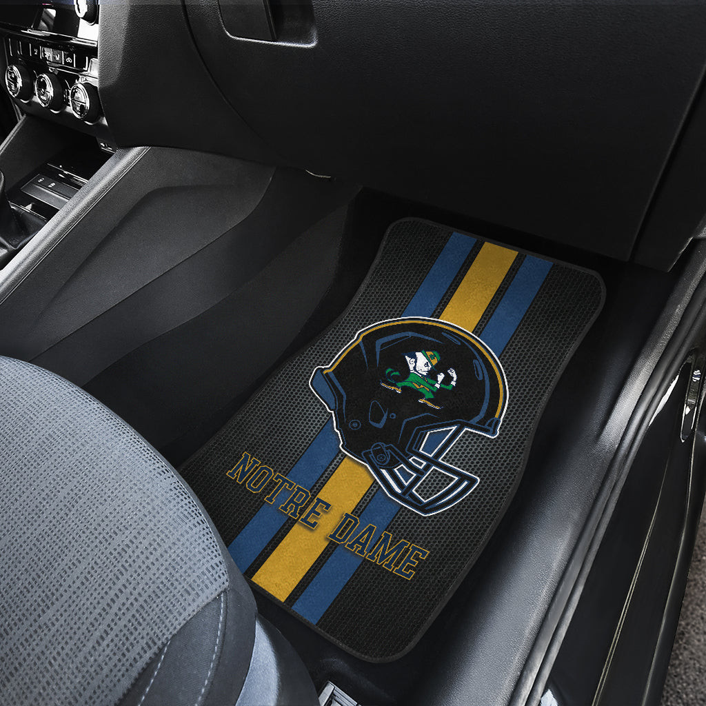 Notre Dame Fighting Irish Car Floor Mats Helmet DRC220819-05 - Famjoys Notre Dame Fighting Irish Car Floor Mats Helmet DRC220819-05 - Famjoys