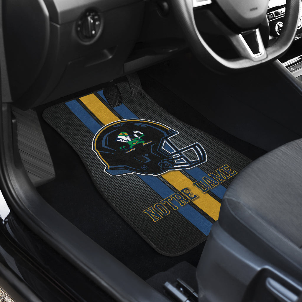 Notre Dame Fighting Irish Car Floor Mats Helmet DRC220819-05 - Famjoys Notre Dame Fighting Irish Car Floor Mats Helmet DRC220819-05 - Famjoys