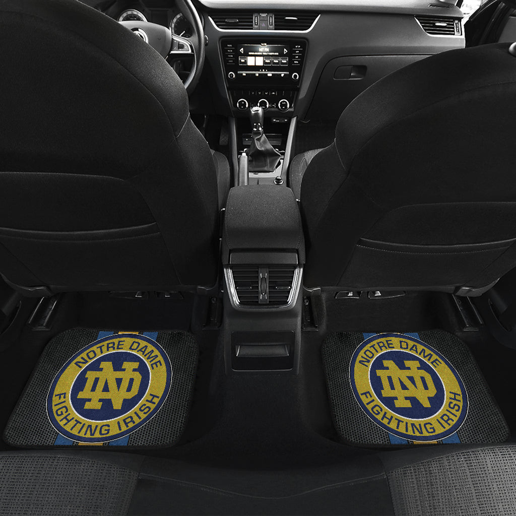 Notre Dame Fighting Irish Car Floor Mats Helmet DRC220819-05 - Famjoys Notre Dame Fighting Irish Car Floor Mats Helmet DRC220819-05 - Famjoys