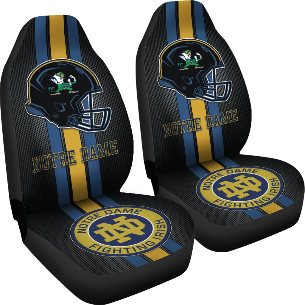 Notre Dame Fighting Irish Car Seat Covers Helmet DRC220819-01 - Famjoys Notre Dame Fighting Irish Car Seat Covers Helmet DRC220819-01 - Famjoys