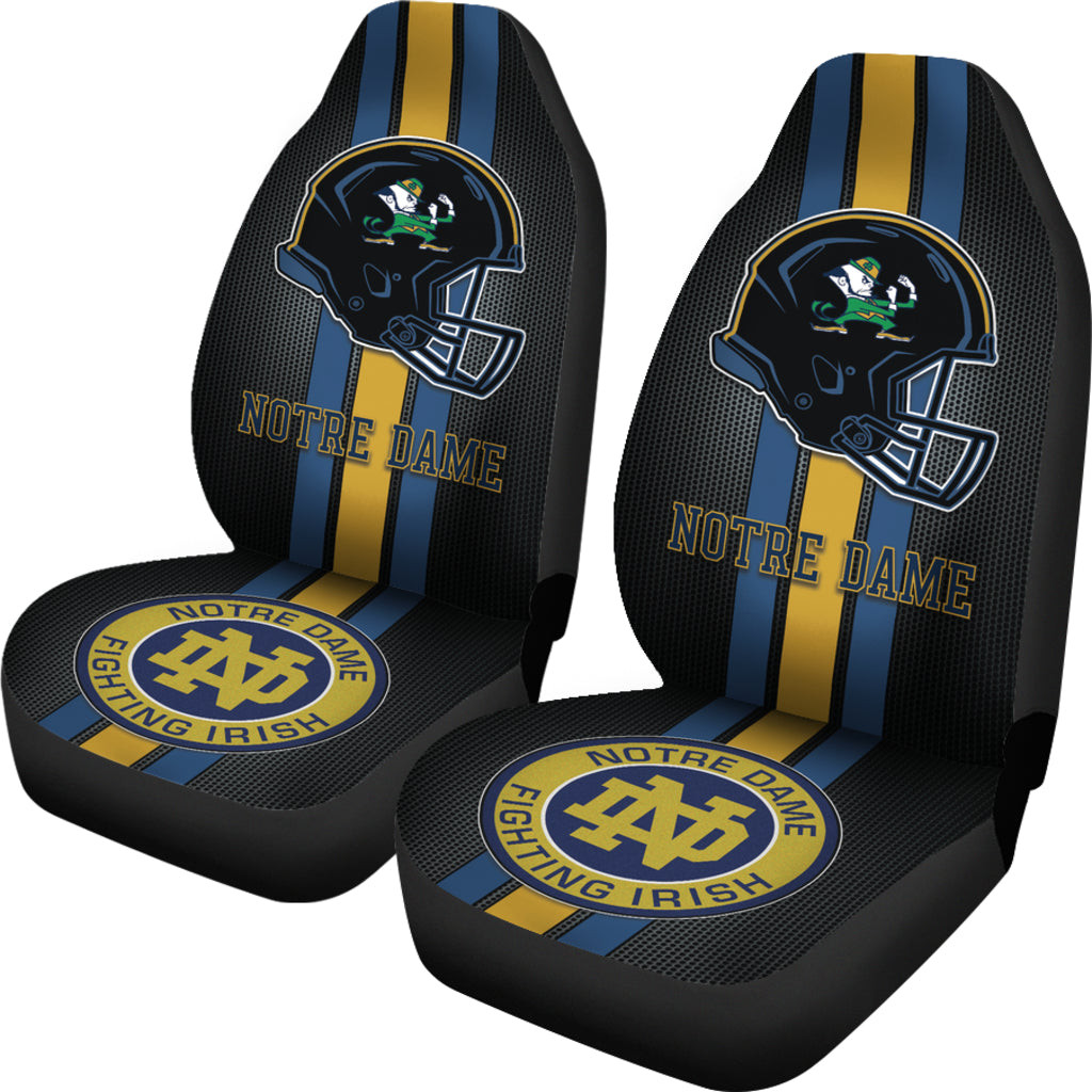 Notre Dame Fighting Irish Car Seat Covers Helmet DRC220819-01 - Famjoys Notre Dame Fighting Irish Car Seat Covers Helmet DRC220819-01 - Famjoys