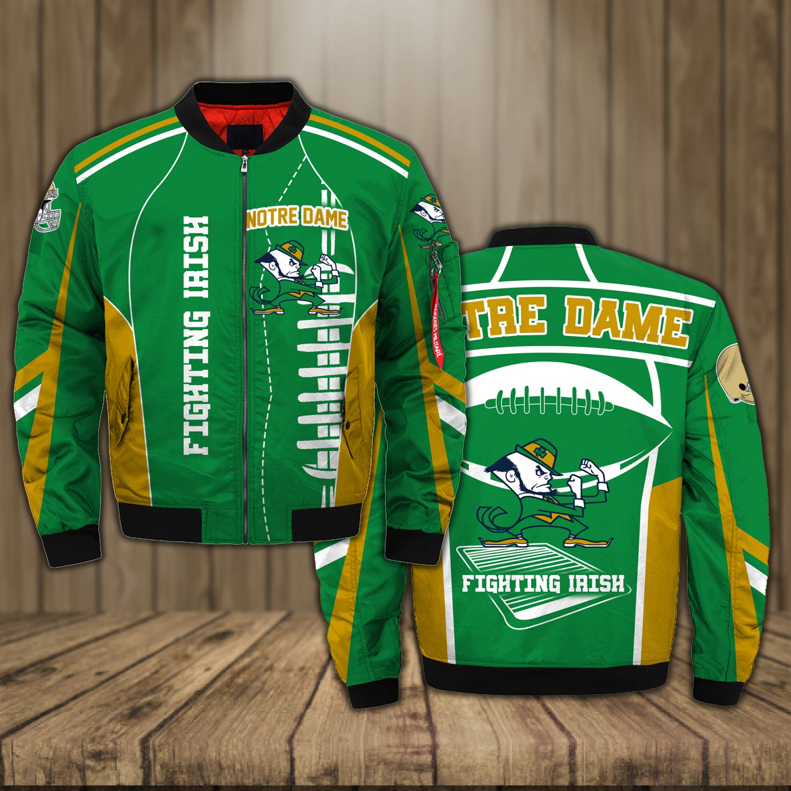 Notre Dame Fighting Irish Jacket - Famjoys Notre Dame Fighting Irish Jacket - Famjoys