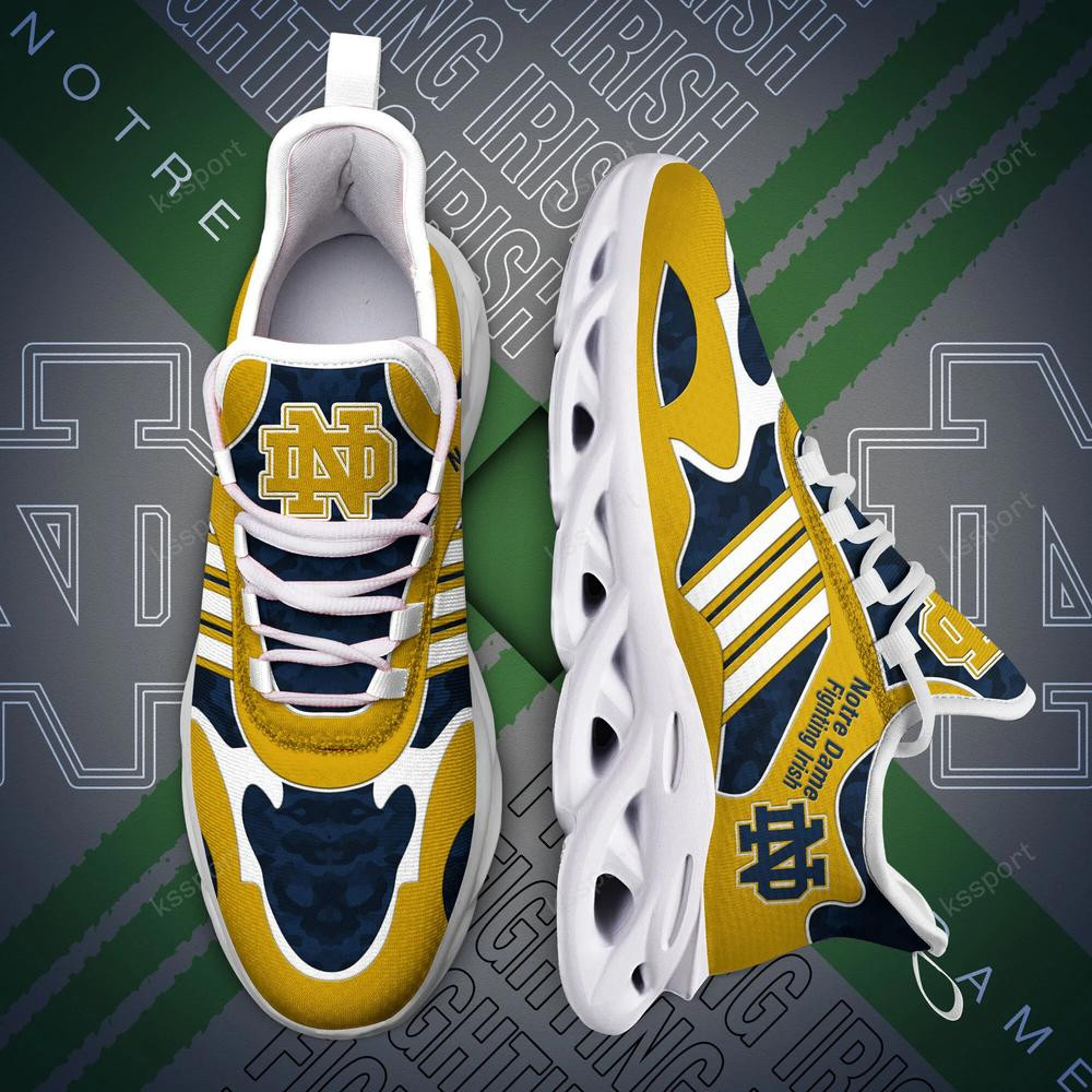 Notre Dame Fighting Irish Max Soul Clunky, Camo Running Sneakers For Fan Ever - Famjoys Notre Dame Fighting Irish Max Soul Clunky, Camo Running Sneakers For Fan Ever - Famjoys