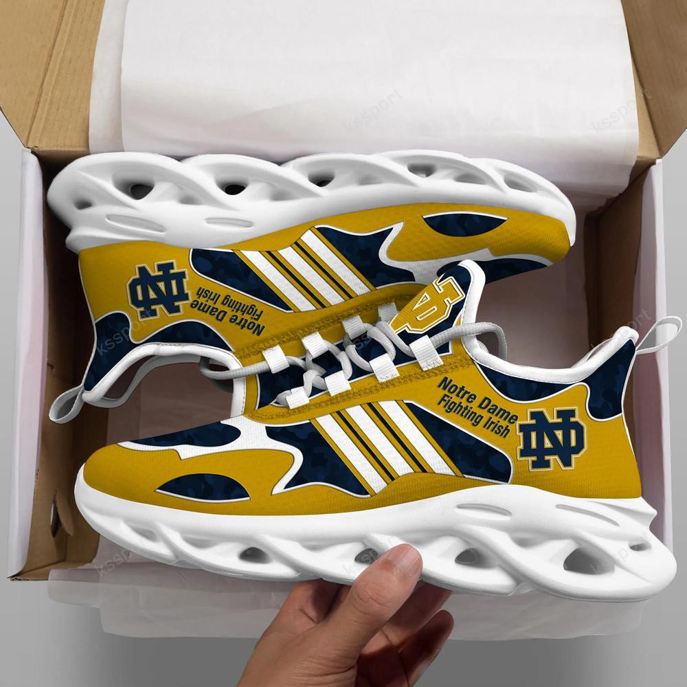 Notre Dame Fighting Irish Max Soul Clunky, Camo Running Sneakers For Fan Ever - Famjoys Notre Dame Fighting Irish Max Soul Clunky, Camo Running Sneakers For Fan Ever - Famjoys