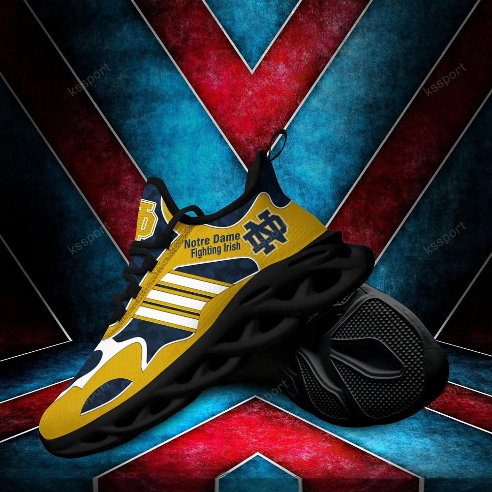 Notre Dame Fighting Irish Max Soul Clunky, Camo Running Sneakers For Fan Ever - Famjoys Notre Dame Fighting Irish Max Soul Clunky, Camo Running Sneakers For Fan Ever - Famjoys
