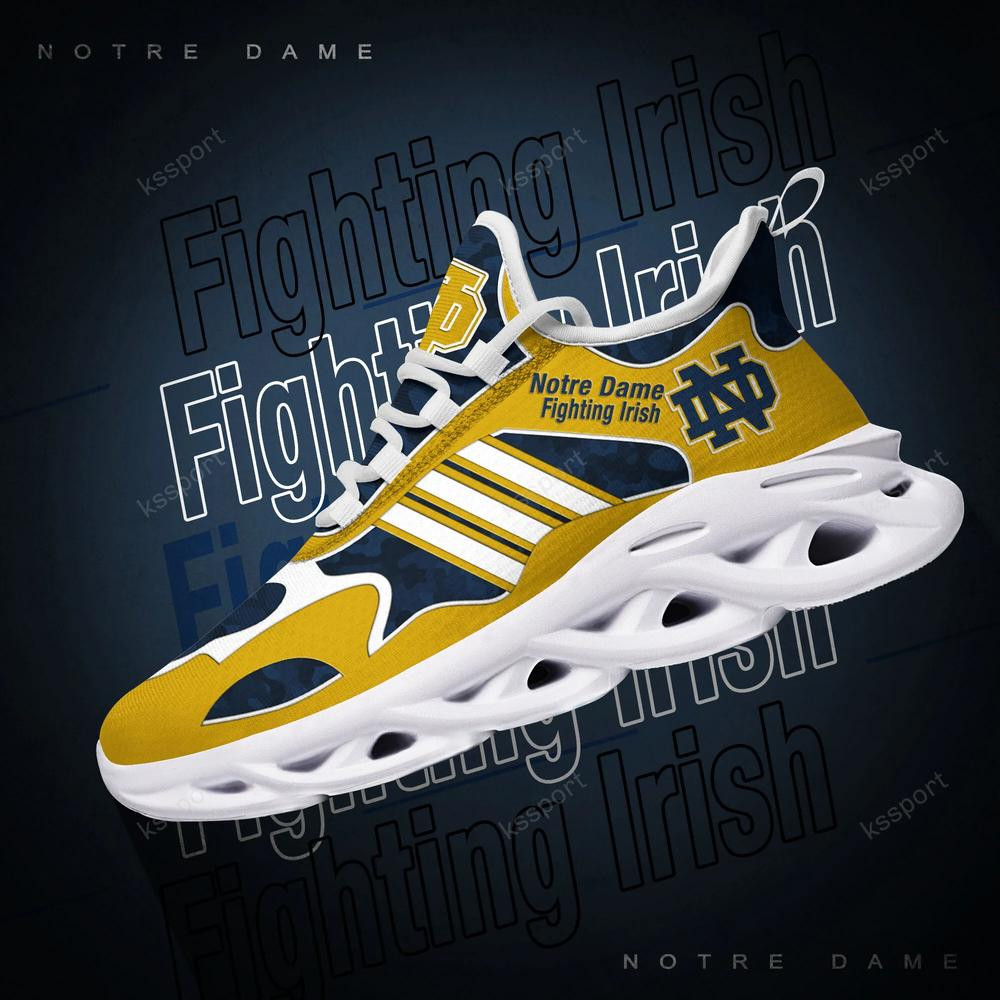 Notre Dame Fighting Irish Max Soul Clunky, Camo Running Sneakers For Fan Ever - Famjoys Notre Dame Fighting Irish Max Soul Clunky, Camo Running Sneakers For Fan Ever - Famjoys