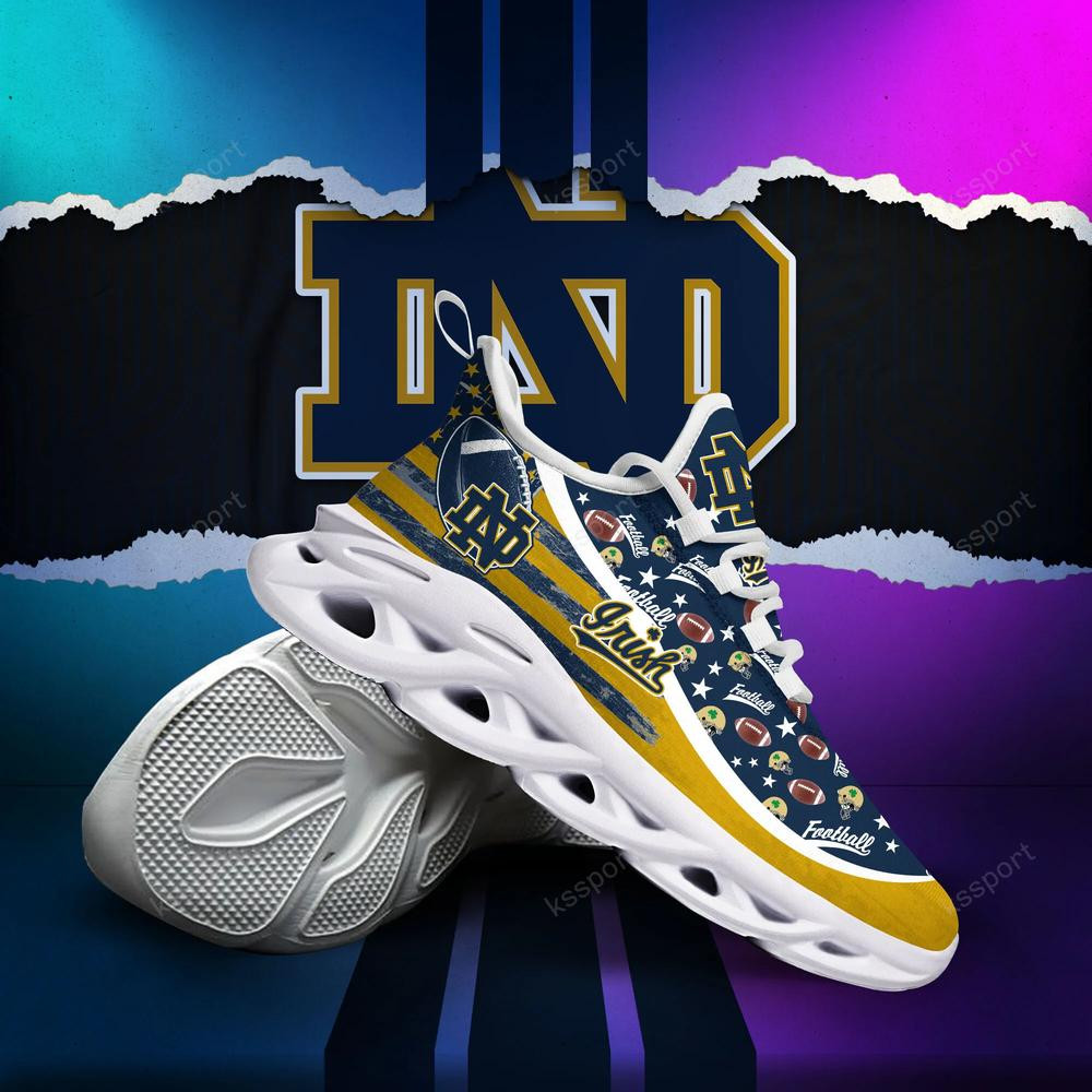 Notre Dame Fighting Irish Max Soul Clunky Sneakers - Famjoys Notre Dame Fighting Irish Max Soul Clunky Sneakers - Famjoys