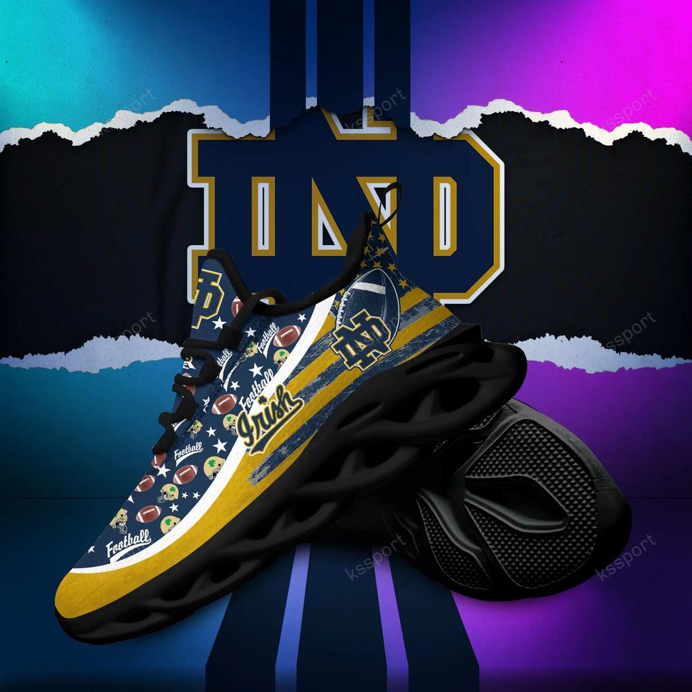 Notre Dame Fighting Irish Max Soul Clunky Sneakers - Famjoys Notre Dame Fighting Irish Max Soul Clunky Sneakers - Famjoys