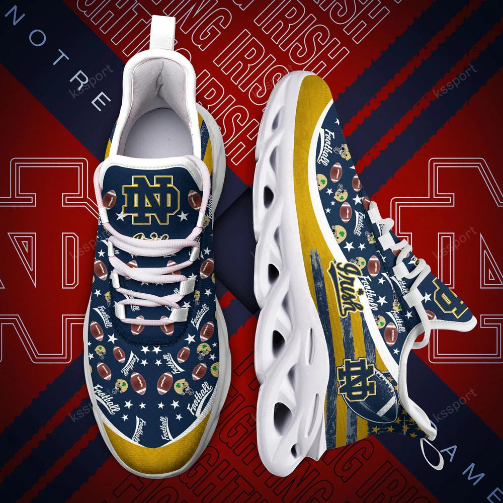 Notre Dame Fighting Irish Max Soul Clunky Sneakers - Famjoys Notre Dame Fighting Irish Max Soul Clunky Sneakers - Famjoys