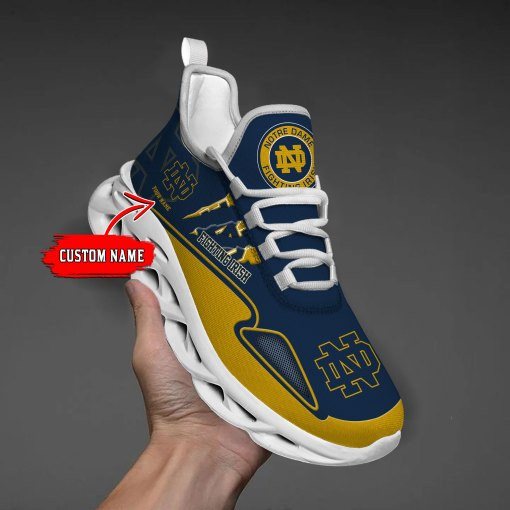 Notre Dame Fighting Irish Max Soul Shoes - Famjoys Notre Dame Fighting Irish Max Soul Shoes - Famjoys