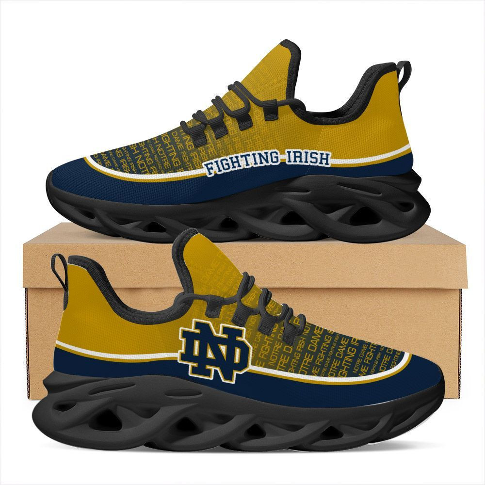 Notre Dame Fighting Irish Max Soul Sneakers Shoes - Famjoys Notre Dame Fighting Irish Max Soul Sneakers Shoes - Famjoys