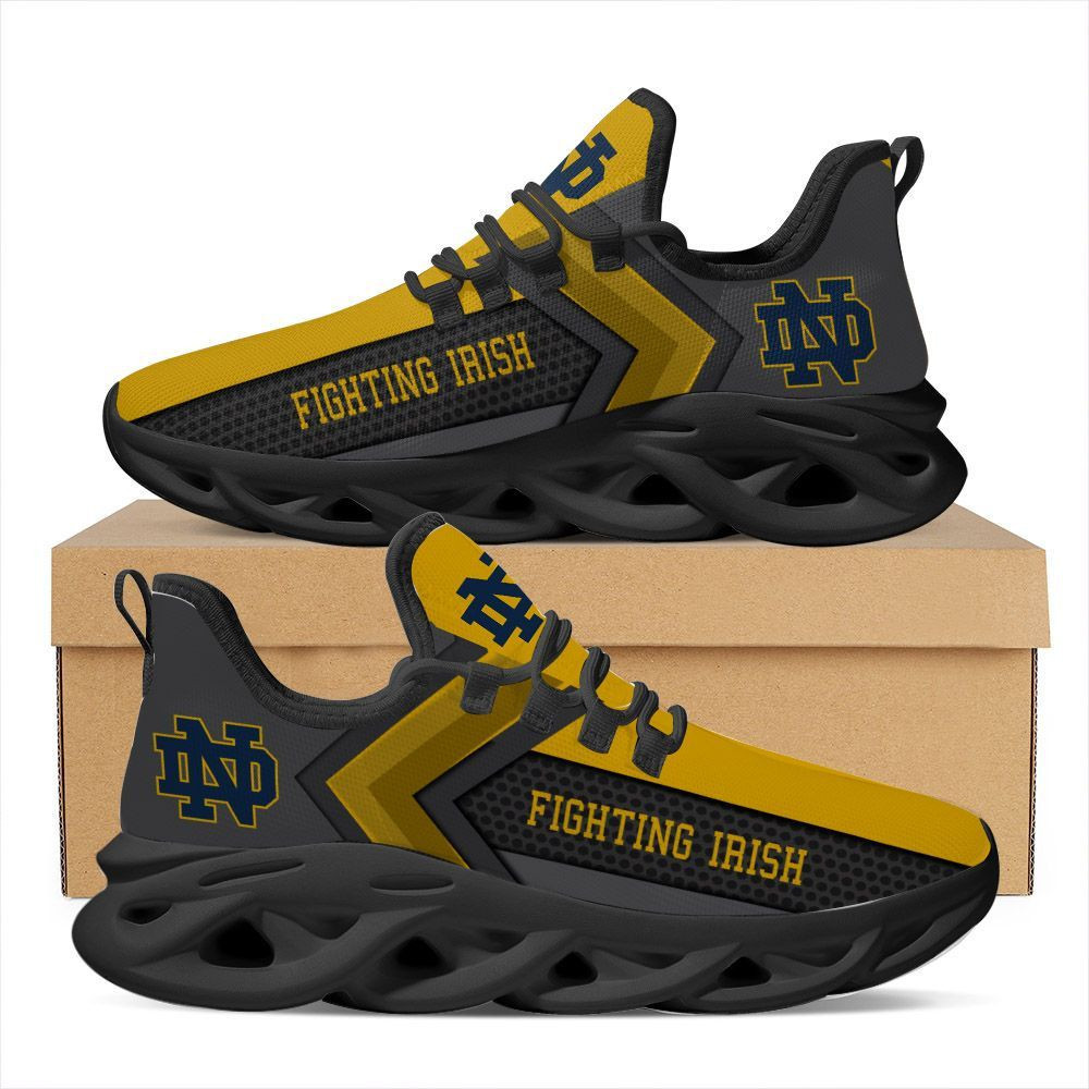 Notre Dame Fighting Irish Max Soul Sneakers Shoes - Famjoys Notre Dame Fighting Irish Max Soul Sneakers Shoes - Famjoys