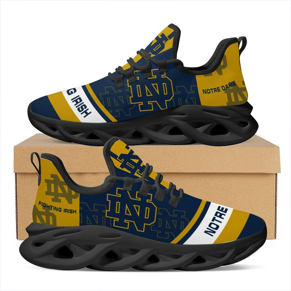 Notre Dame Fighting Irish Max Soul Sneakers Shoes - Famjoys Notre Dame Fighting Irish Max Soul Sneakers Shoes - Famjoys