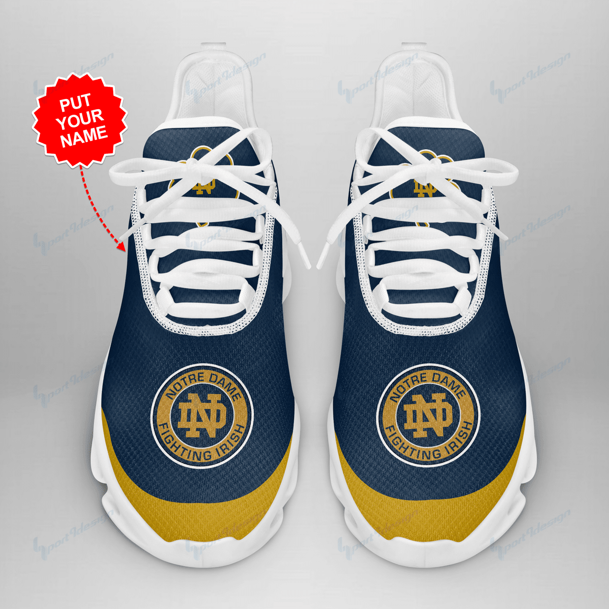 Notre Dame Fighting Irish Max Soul YZ Running Sneakers 259 - Famjoys Notre Dame Fighting Irish Max Soul YZ Running Sneakers 259 - Famjoys