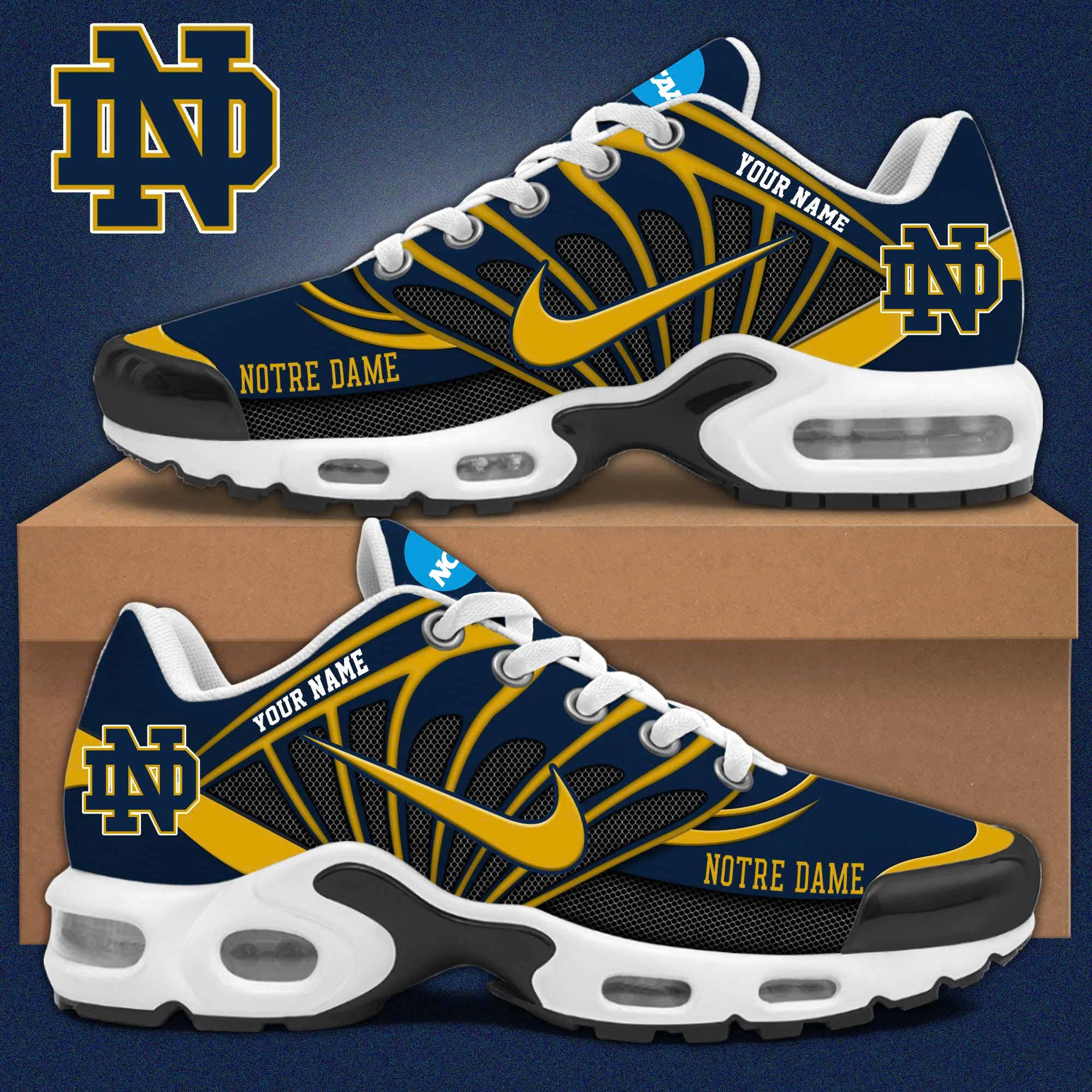 Notre Dame Fighting Irish New Shoes - Famjoys Notre Dame Fighting Irish New Shoes - Famjoys