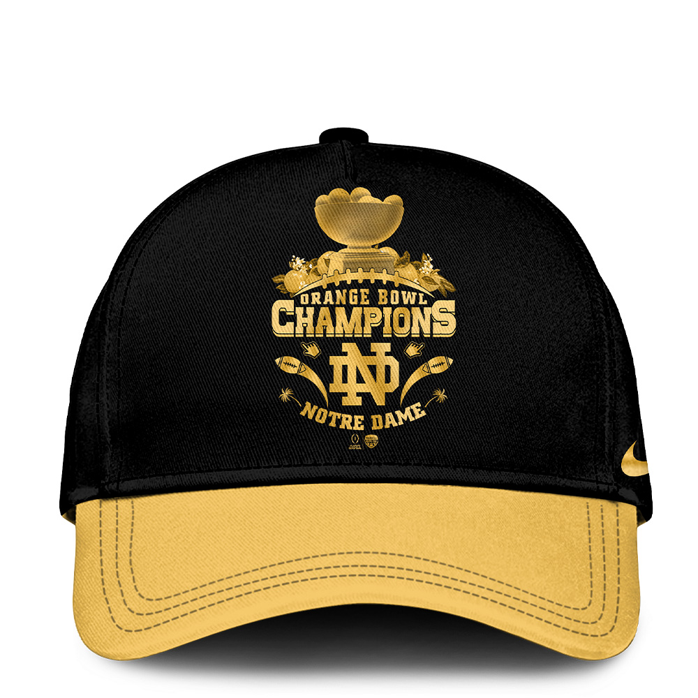 Notre Dame Fighting Irish Orange Bowl Champions Tshirt 2025 - Famjoys Notre Dame Fighting Irish Orange Bowl Champions Tshirt 2025 - Famjoys