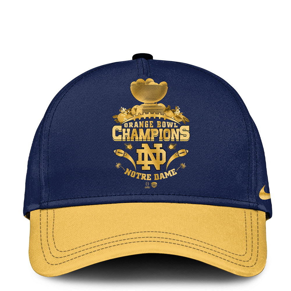 Notre Dame Fighting Irish Orange Bowl Champions Tshirt 2025 v2 - Famjoys Notre Dame Fighting Irish Orange Bowl Champions Tshirt 2025 v2 - Famjoys